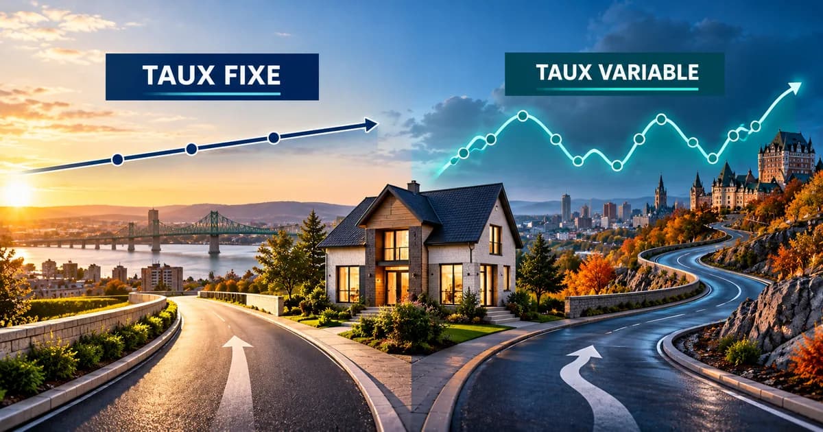Taux fixe ou variable en 2026 : lequel choisir au Québec?